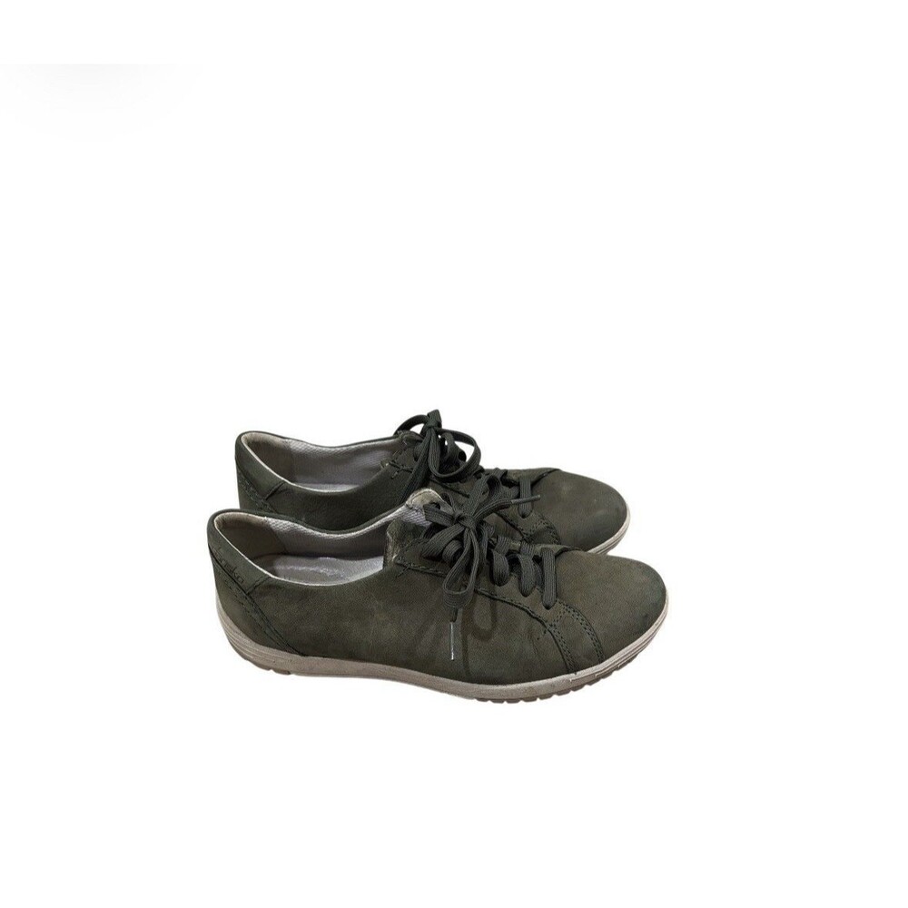 Dansko Leela Waterproof Nubuck Sneakers Moss Olive Green Women's EU 39 US 9